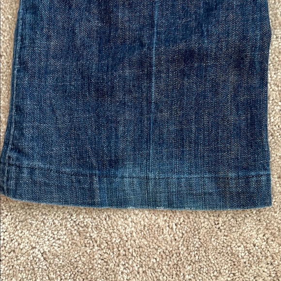 Citizens Of Humanity Faye # 003 Low Waist Full Leg Blue Jeans - Picture 8 of 14